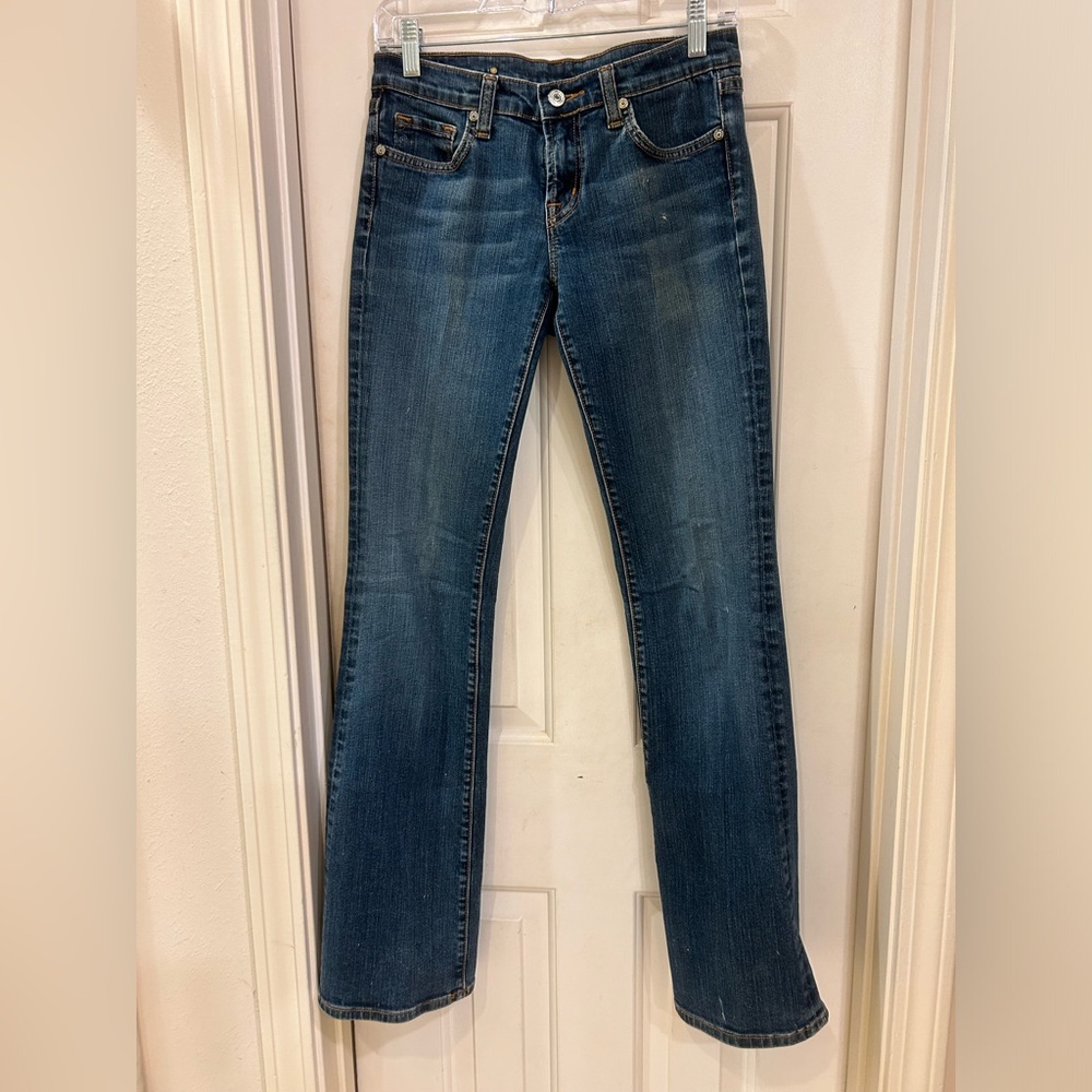 Vigoss Jeans, Boot Cut, Five Pocket, 2% Spandex, Low Rise, Size 3 Junior